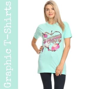 L& B Life Dimestore Cowgirl Mint T-Shirt